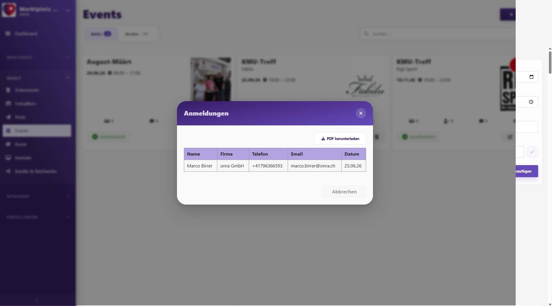 The platform for businesses, associations and communities